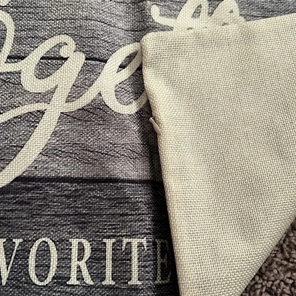 “Together is my favorite place to be” Decorative Pillow Case - Picture 2 of 4